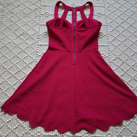 Material Girl Fuschia Sweetheart Cocktail Dress. New without tags! - Picture 14 of 15